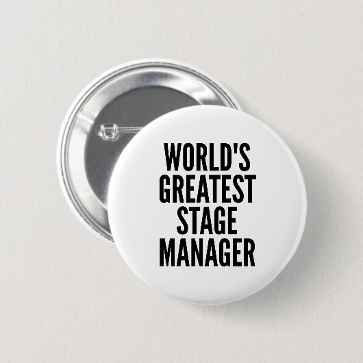 世界最高のステージ管理者 缶バッジ (正面&裏面)