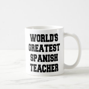 世界最高のスペインの先生 コーヒーマグカップ