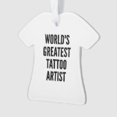 世界最高のタトゥーアーティスト オーナメント (正面)