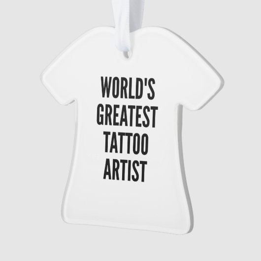 世界最高のタトゥーアーティスト オーナメント (正面)