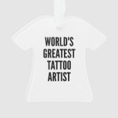 世界最高のタトゥーアーティスト オーナメント (正面)