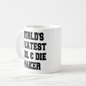 世界最高のツールとダイメーカー コーヒーマグカップ (正面左)