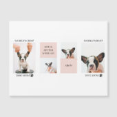 世界最高のドッグママ | コラージュ写真 | パステルピンク (正面)