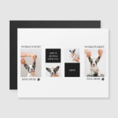 世界最高のドッグママ | 犬の写真コラージュ (正面/裏面)