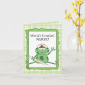 世界最高のナースノートカード カード (黄色い花)