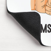 世界最高のハムスターおやじコスチューム 動物好きのためのハム マウスパッド (コーナー)