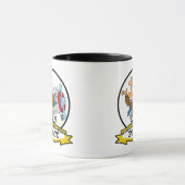 世界最高のパイロットII男性漫画 マグカップ (中央)