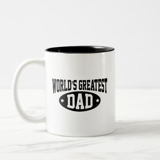 世界最高のパパコーヒーマグ ツートーンマグカップ (左)