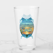 世界最高のパパサンセット1557ビール タンブラーグラス (正面)