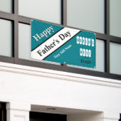 世界最高のパパターコイズバナー 横断幕 (ビルの外側)