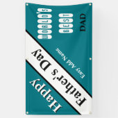 世界最高のパパターコイズバナー 横断幕 (縦)