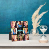 世界最高のパパティール(緑がかった色)8 Photo Collage モダン フォトプラーク (インサイチュ)