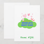 世界最高のパパハートデザインを紹介しよう シーズンカード (正面/裏面)