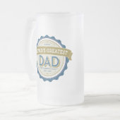 世界最高のパパビアマグ フロストグラスビールジョッキ (正面左)