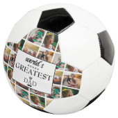 世界最高のパパ写真コラージュ サッカーボール (3/4)