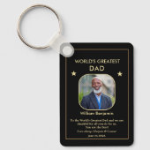 世界最高のパパ父撮影カスタム機 キーホルダー (正面)
