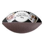 世界最高のパパ白黒2 Photo Collage アメリカンフットボール (回転90)