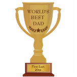 世界最高のパパ賞トロフィーフォトスカルプチャー フォトスカルプチャー<br><div class="desc">与えパパは最高の今まで！「世界の最高のパパ」金賞トロフィー。</div>