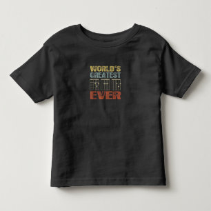 世界最高のパパ贈り物·父 トドラーTシャツ