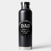 世界最高のパパ(カスタム) 絶縁ボトル ウォーターボトル (左面)