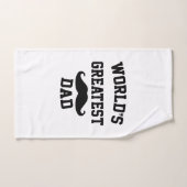 世界最高のパパ ハンドタオル (ハンドタオル)