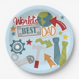 世界最高のパパ ペーパープレート