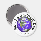 世界最高のパパ! マグネット (正面/裏面)