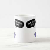 世界最高のパパ マッド アングリー ファニー オールドマン マグカップ (中央)