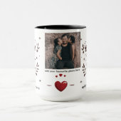 世界最高のパパ- 15 ozコンボパーソナライズされた マグカップ (中央)