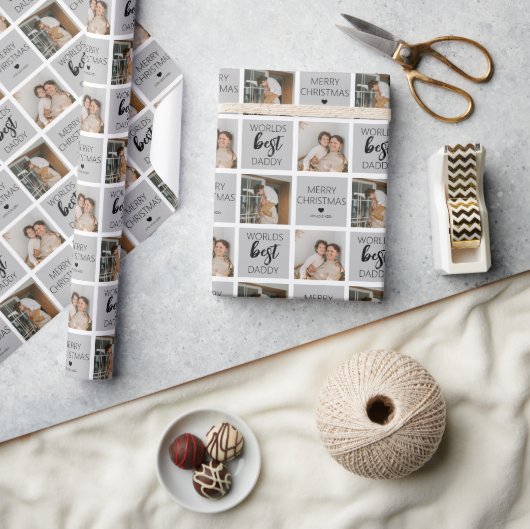 世界最高のパパ 2 フォト包装紙 ラッピングペーパー (クラフト)