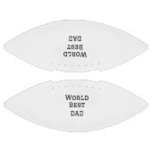 世界最高のパパFATHER追加ネーム文字スポーツ文字 アメリカンフットボール (パネル)