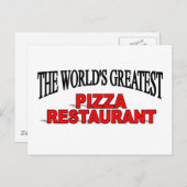 世界最高のピザレストラン ポストカード (正面/裏面)