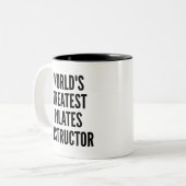 世界最高のピラティスインストラクター ツートーンマグカップ (正面左)