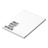 世界最高のピラティスインストラクター ノートパッド (回転)