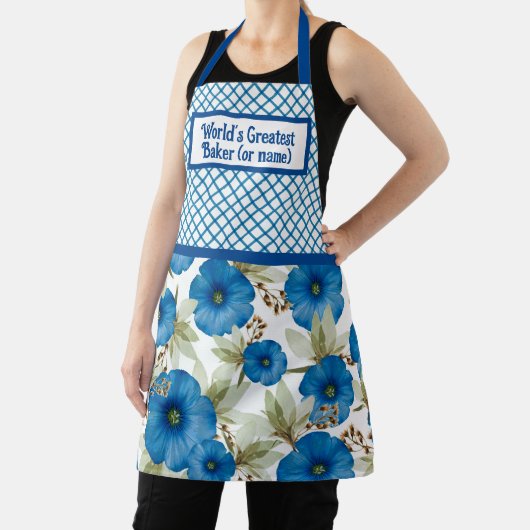世界最高のベイカー – ブルーモーニング栄光 エプロン (インサイチュ)