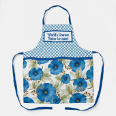 世界最高のベイカー – ブルーモーニング栄光 エプロン (正面)