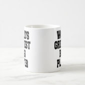 世界最高のベースプレイヤーマグ コーヒーマグカップ (中央)