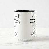 世界最高のホッケーコーチのクリスマスプレゼントおもしろい マグカップ (中央)