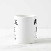 世界最高のボスオフィスのギフトマグ従業員 コーヒーマグカップ (中央)