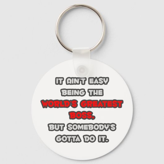 世界最高のボスジョーク キーホルダー (正面)
