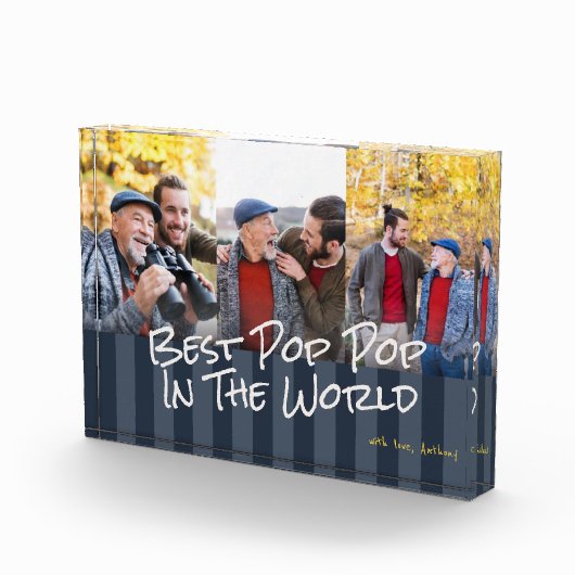 世界最高のポップ・アートのの写真カスタムブロック フォトブロック (右)