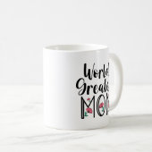世界最高のママ コーヒーマグカップ (正面右)