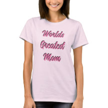 世界最高のママ |母の日 | Tシャツ