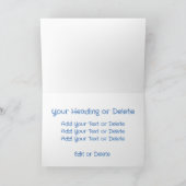 世界最高のママ 2枚のカスタム写真 カード (内部)