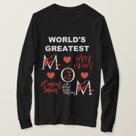 世界最高のママ Tシャツ
