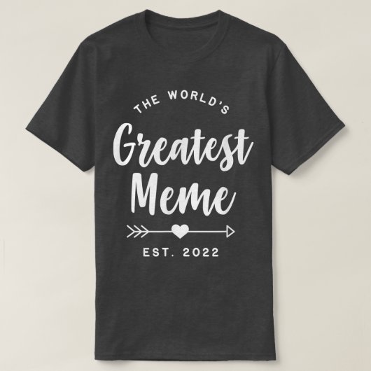 世界最高のミームエスト Tシャツ (デザイン正面)