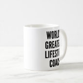 世界最高のライフスタイルコーチ コーヒーマグカップ (正面右)