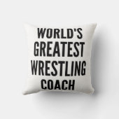 世界最高のレスリングコーチ クッション (裏面)