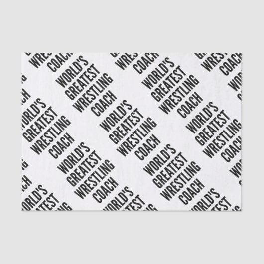 世界最高のレスリングコーチ 薄葉紙 (正面)