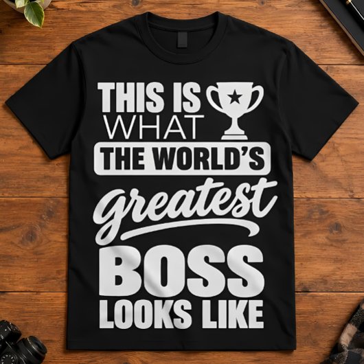 世界最高の上司ってこんな感じ Tシャツ